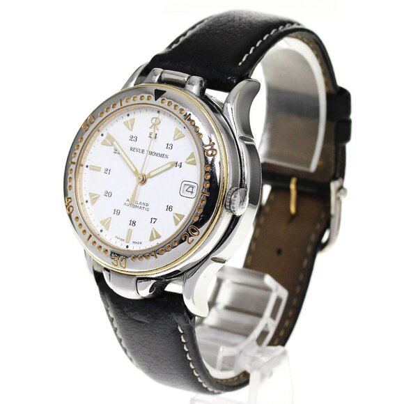 REVUE THOMMEN Compass Date white Dial Automatic Men's Watch_825922